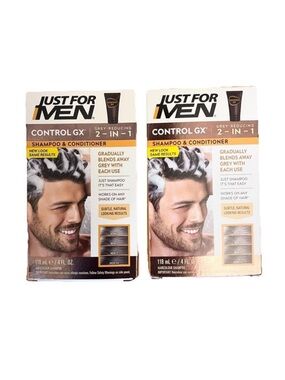 Just For Men CONTROL GX Grey Reducing 2in1 Shampoo & Conditioner